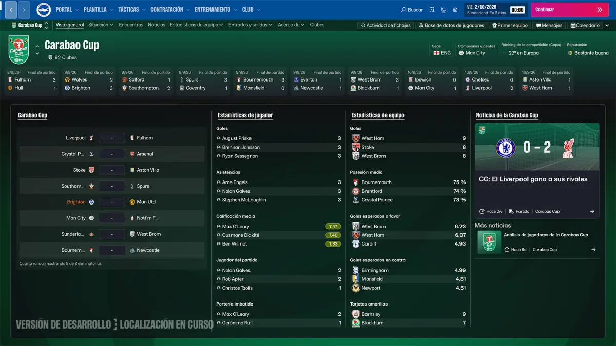 Captura de Football Manager 27