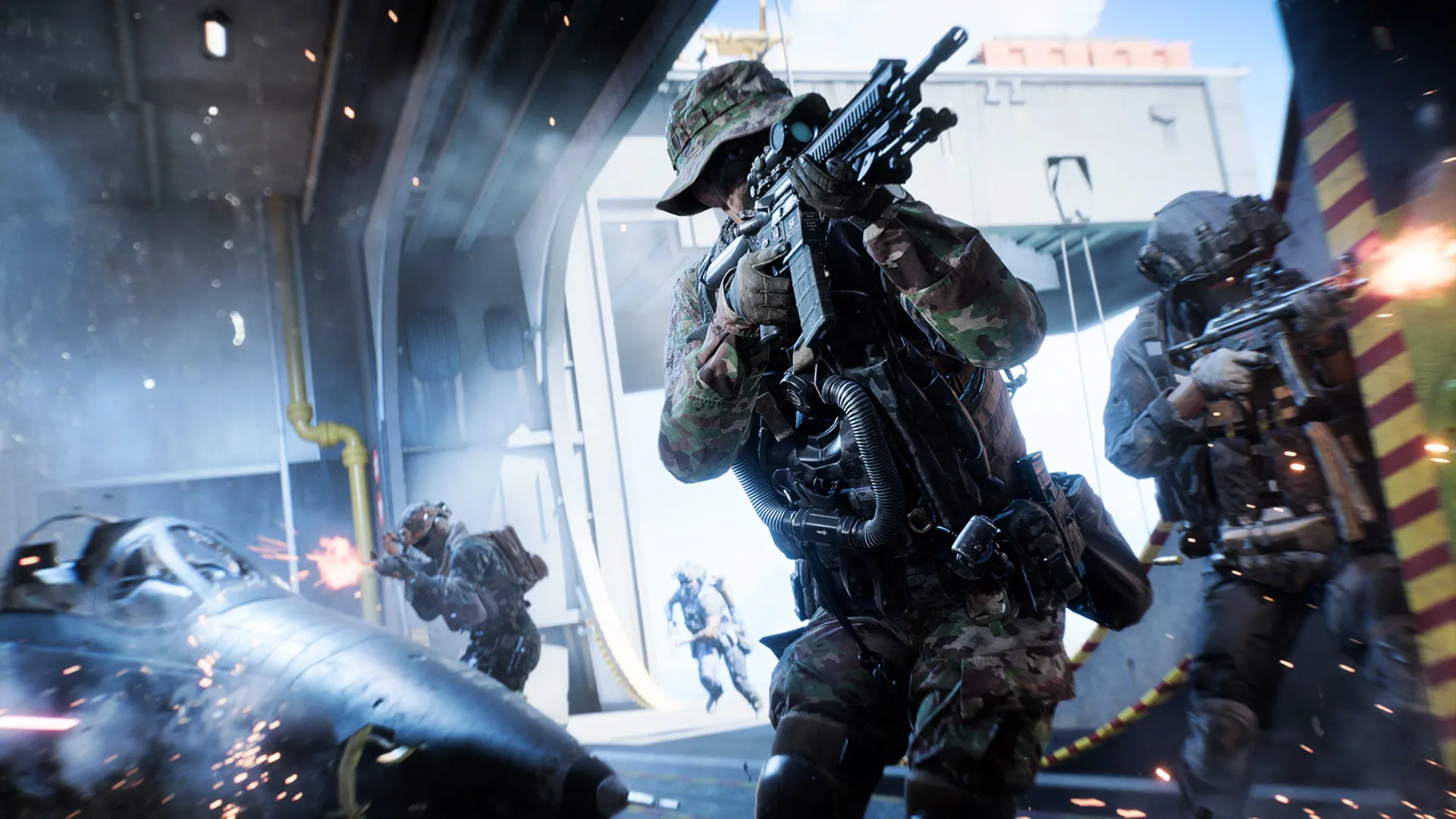 Imagen promocional de Battlefield 6 mostrando el entorno de juego