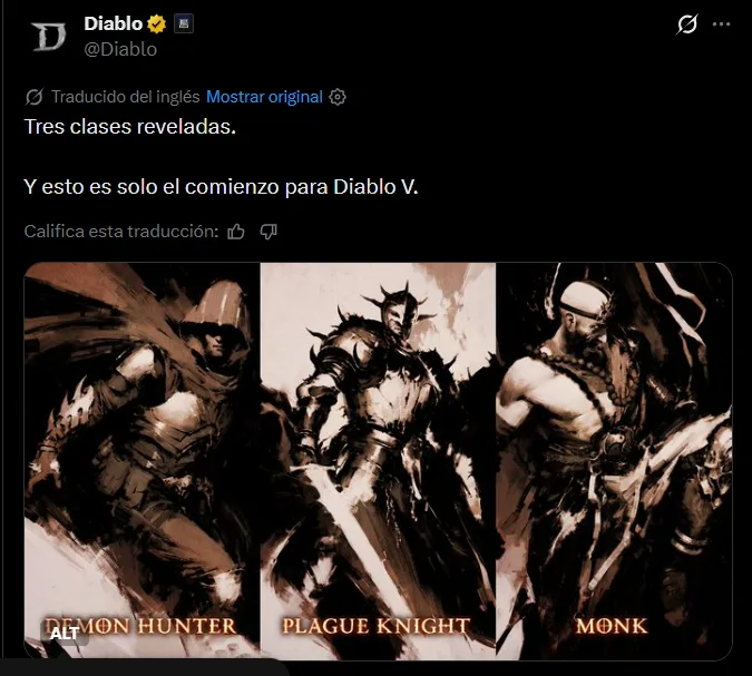 ¡Notición! Blizzard presenta Diablo 5 y anuncia cuándo se lanzará, pero hay más anuncios importantes sobre su saga RPG