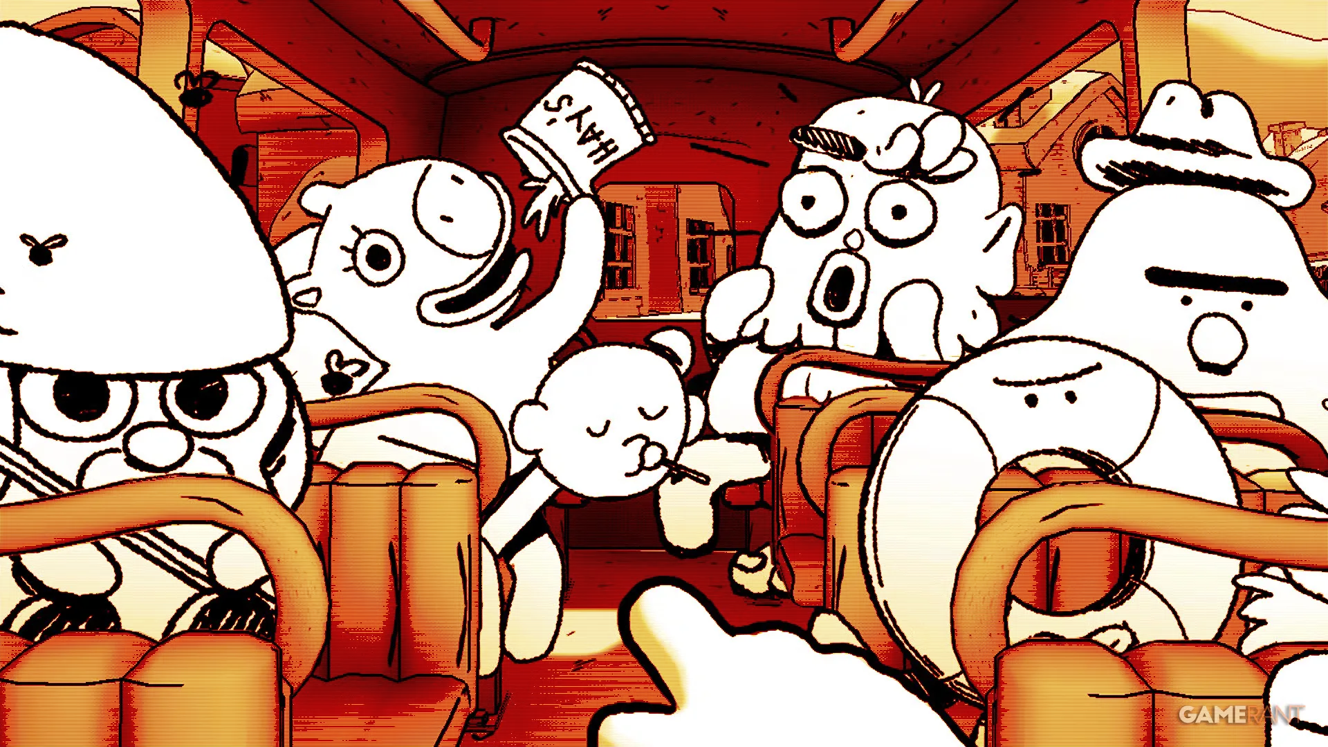 Arte principal de Thank You Bus Driver mostrando el autobús y el estilo visual del juego