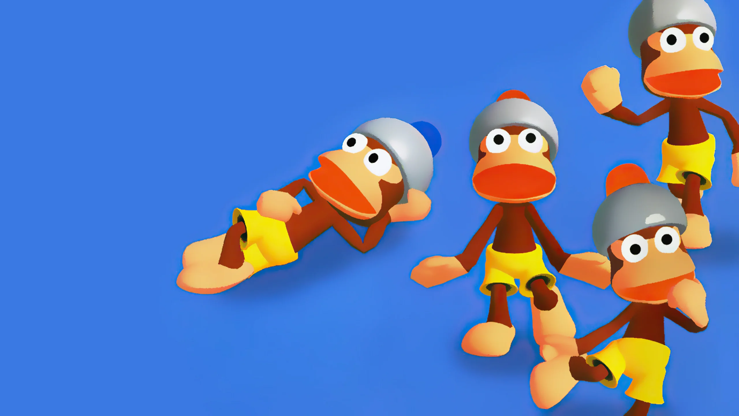 Logotipo y arte conceptual de Ape Escape