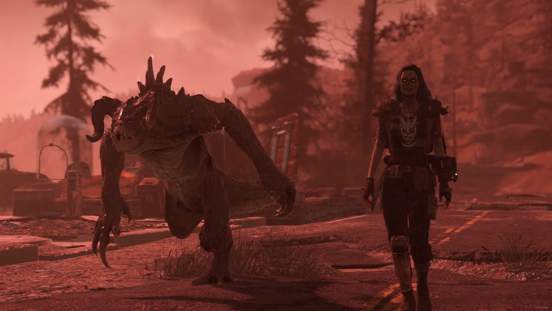 Arte promocional de la expansión de Raven Rock para Fallout 76