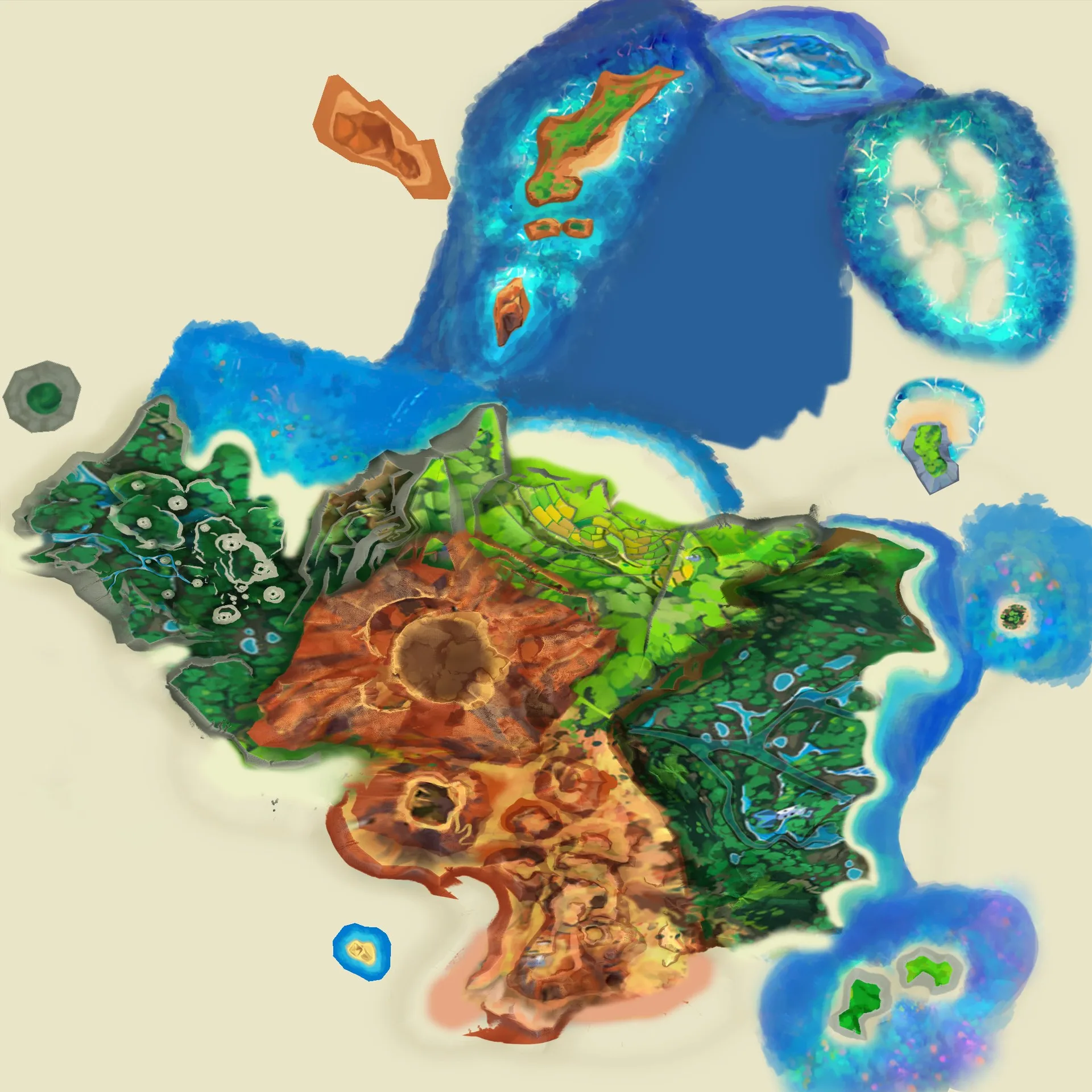 Nuevas filtraciones de Pokémon Winds and Waves revelan el mapa y posibles personajes