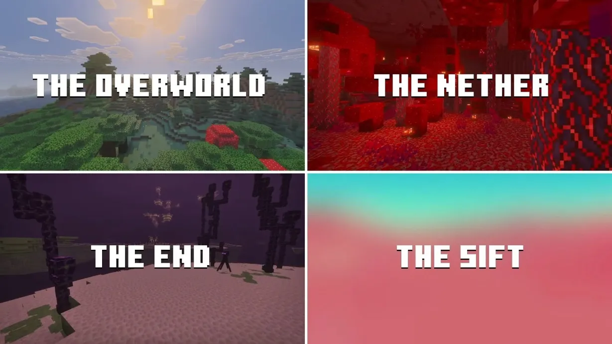 Minecraft announces Sift, the game's first new dimension in over 14 years