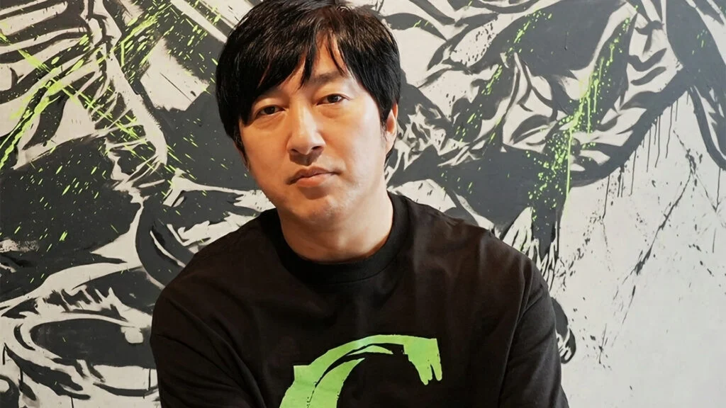 Goichi Suda en un evento