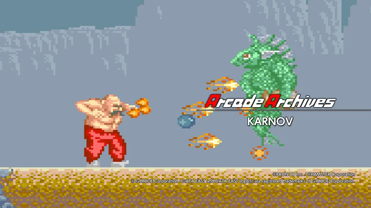 Karnov en la serie Arcade Archives