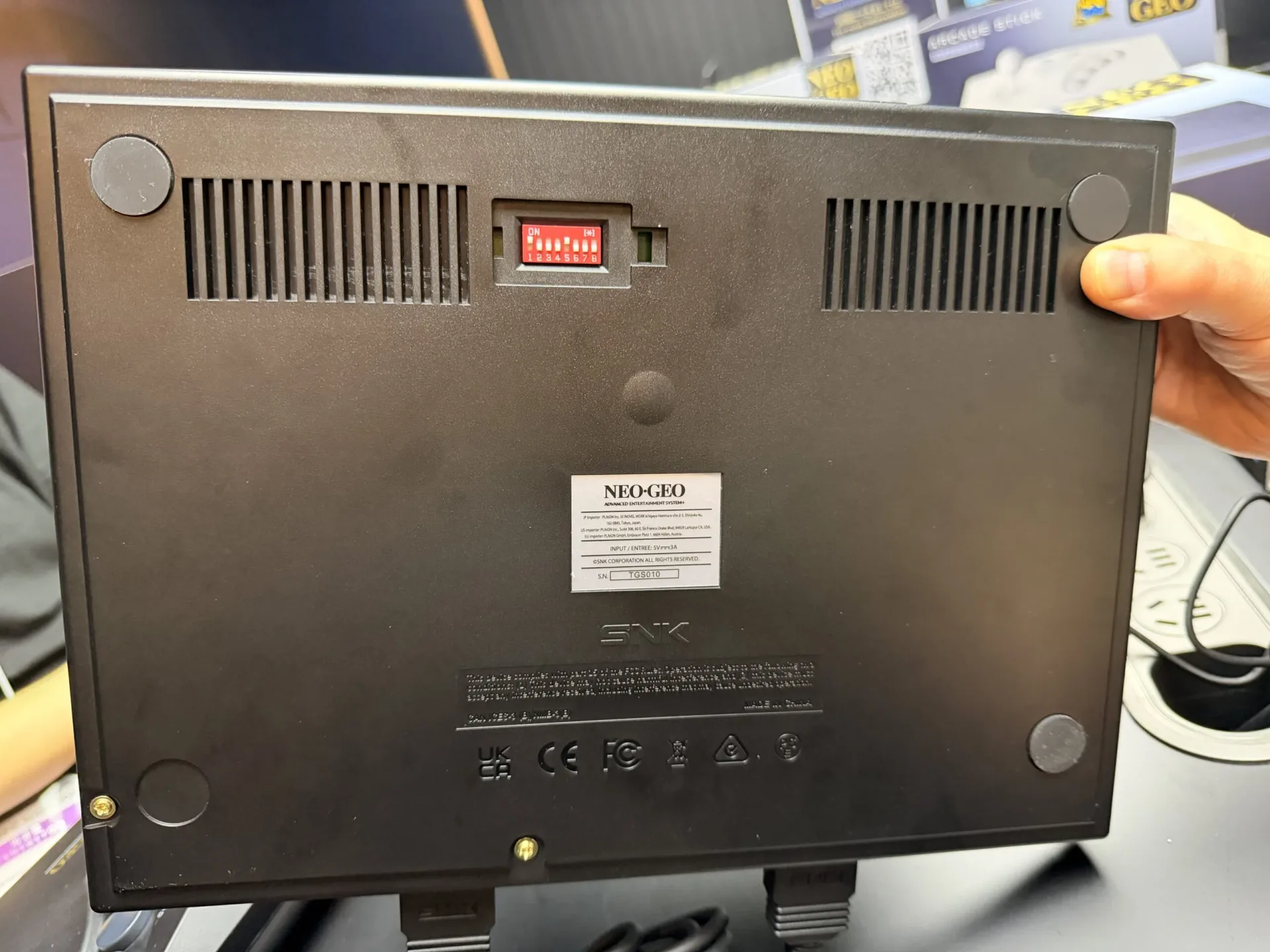 Consola NeoGeo AES+ en desarrollo