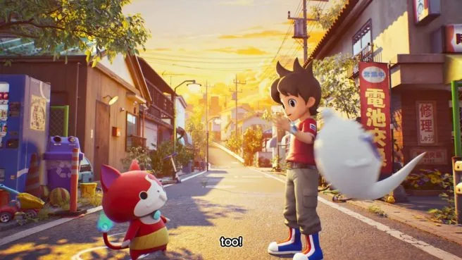 Logotipo y arte promocional de Yo-kai Watch 2: Haunted Domain