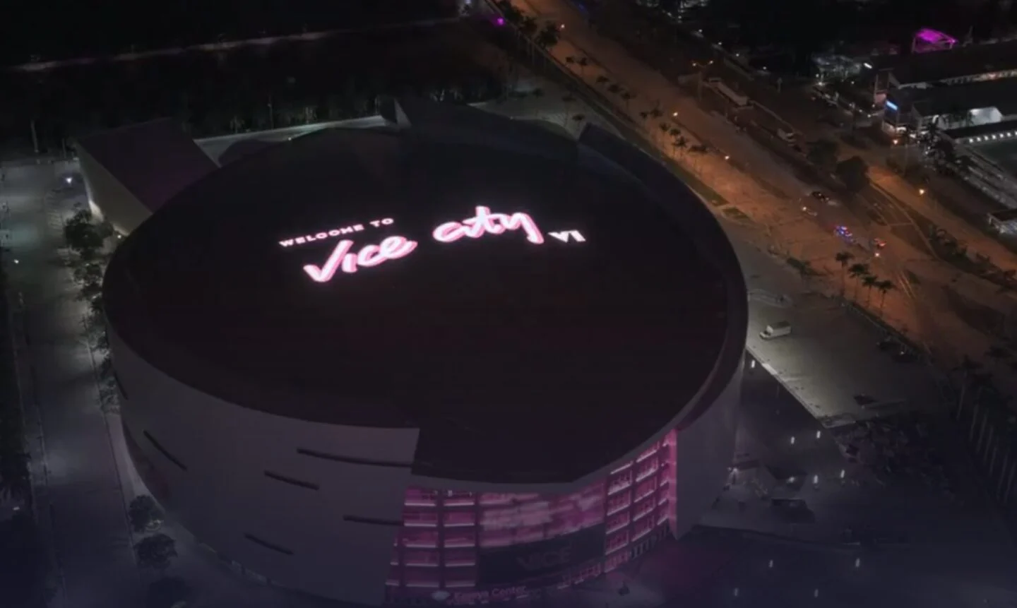 Diseño promocional de la colaboración entre Miami Heat y GTA 6