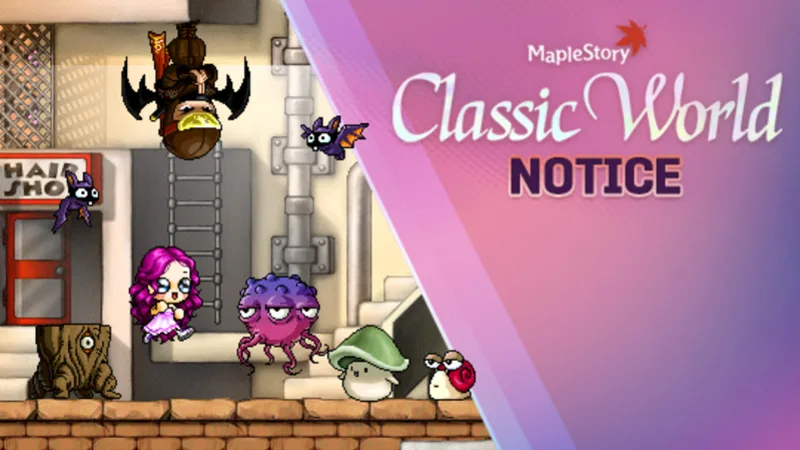 Imagen promocional de MapleStory Classic World