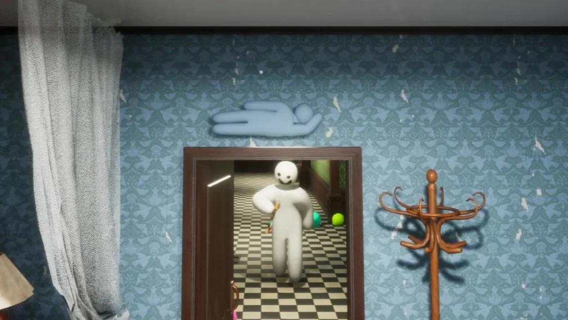 Captura de pantalla de Meccha Chameleon mostrando el estilo visual del juego