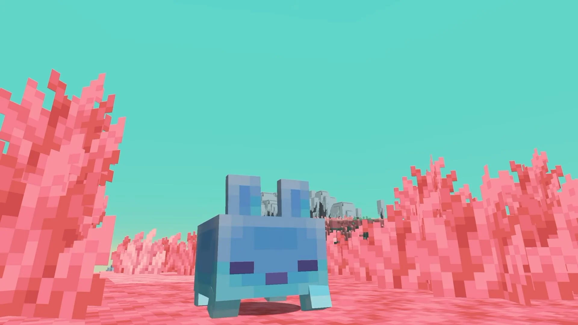 A blue bunny in The Sift.