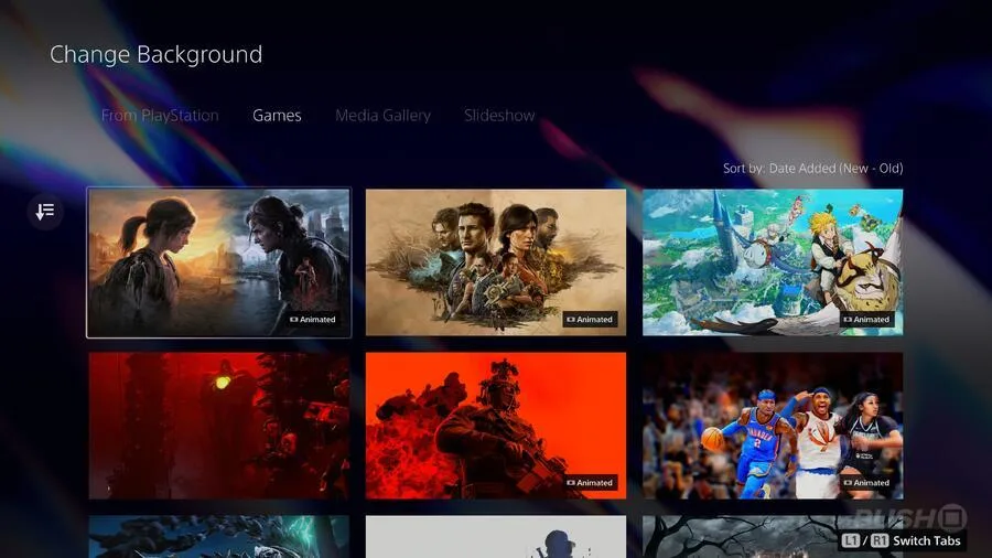 PS5's Welcome Hub Adds Animated The Last of Us Wallpaper 2