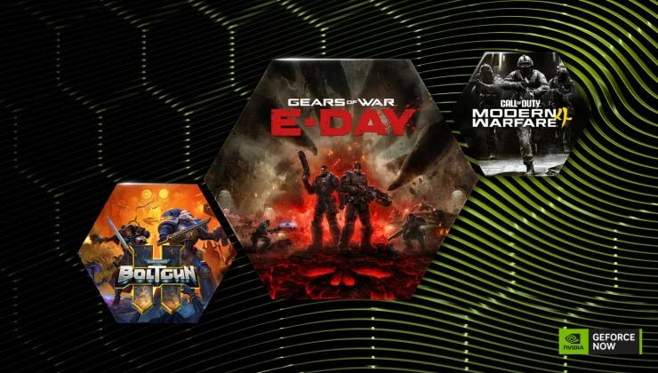 Logotipo y elementos visuales de GeForce NOW
