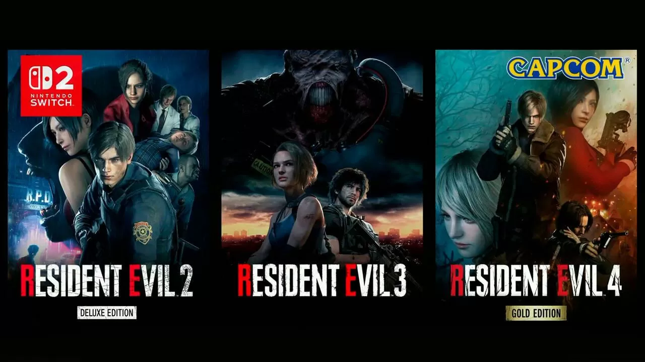 Primer gameplay de Resident Evil 2, 3 y 4 en Nintendo Switch 2