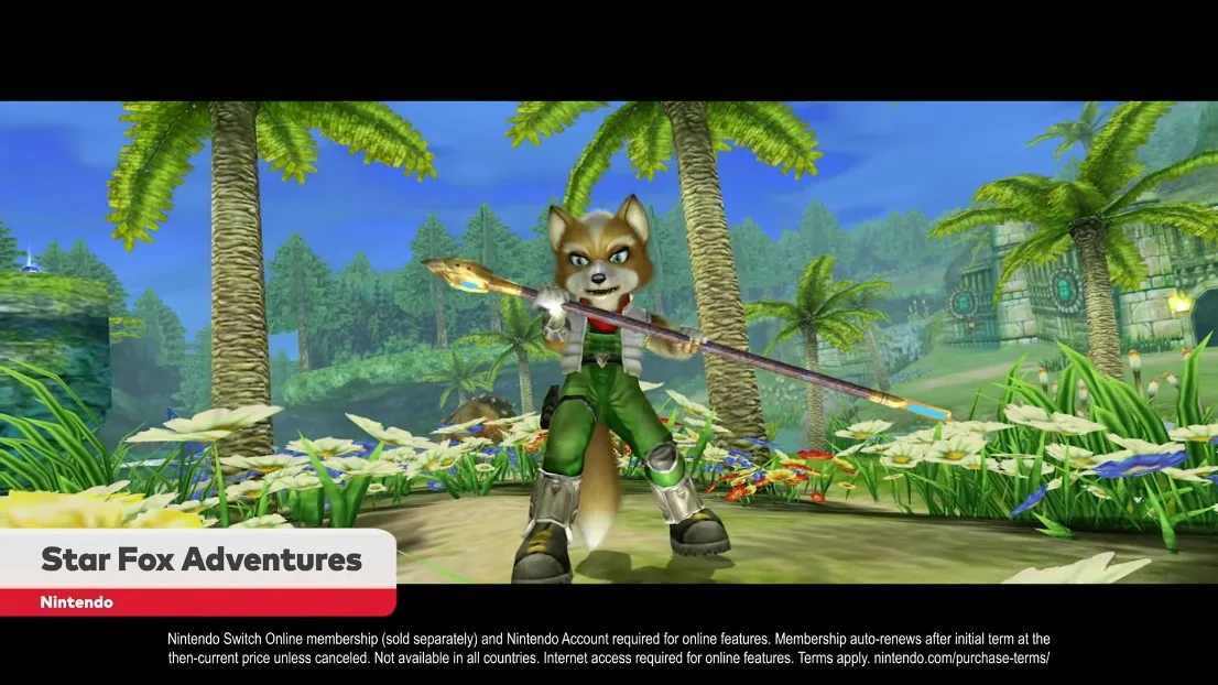 Star Fox Adventures en Nintendo Switch Online