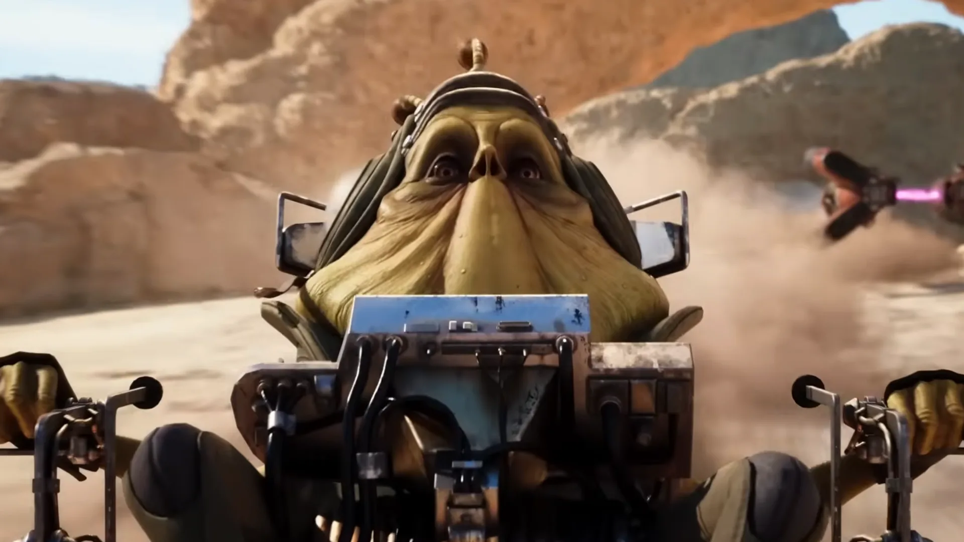 Imagen promocional de Star Wars: Galactic Racer