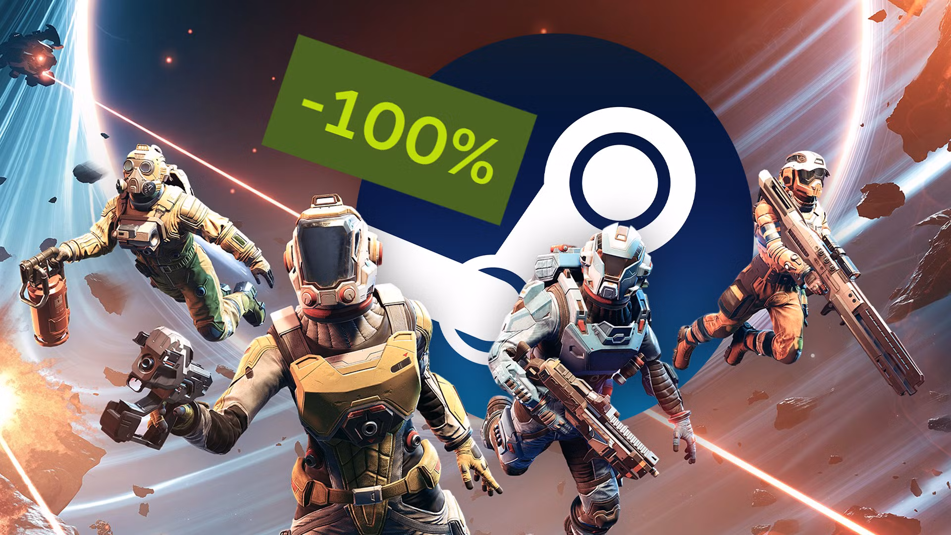 Banner promocional de Steam sobre juegos gratuitos
