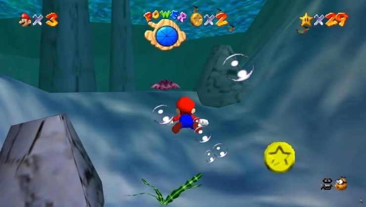 Captura de pantalla del port de PC Ghostship de Super Mario 64