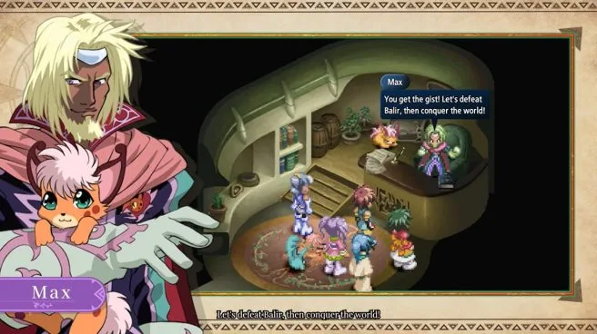 Escena de combate en Tales of Eternia Remastered