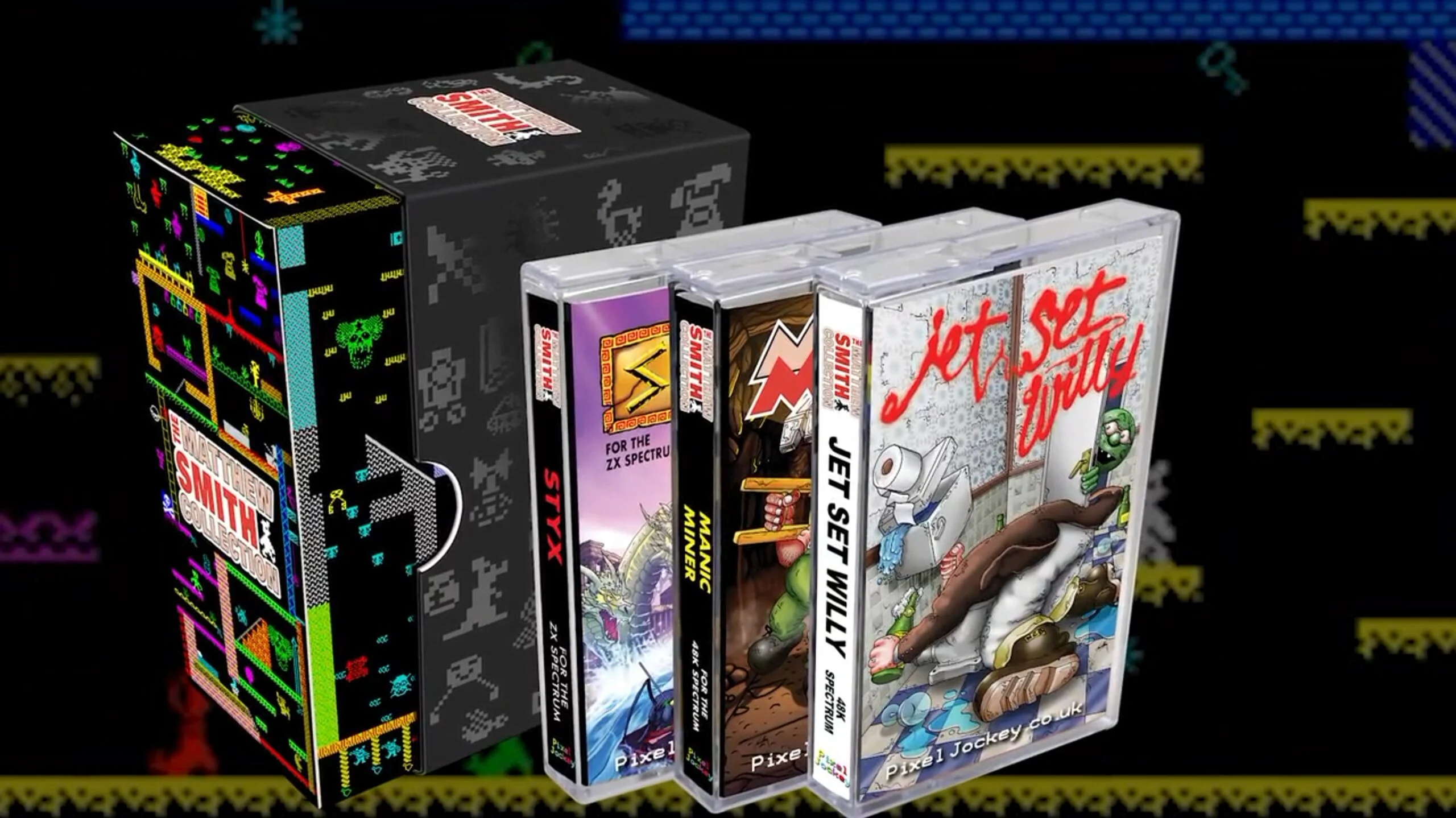 Caja recopilatoria oficial de los juegos de Matthew Smith para ZX Spectrum