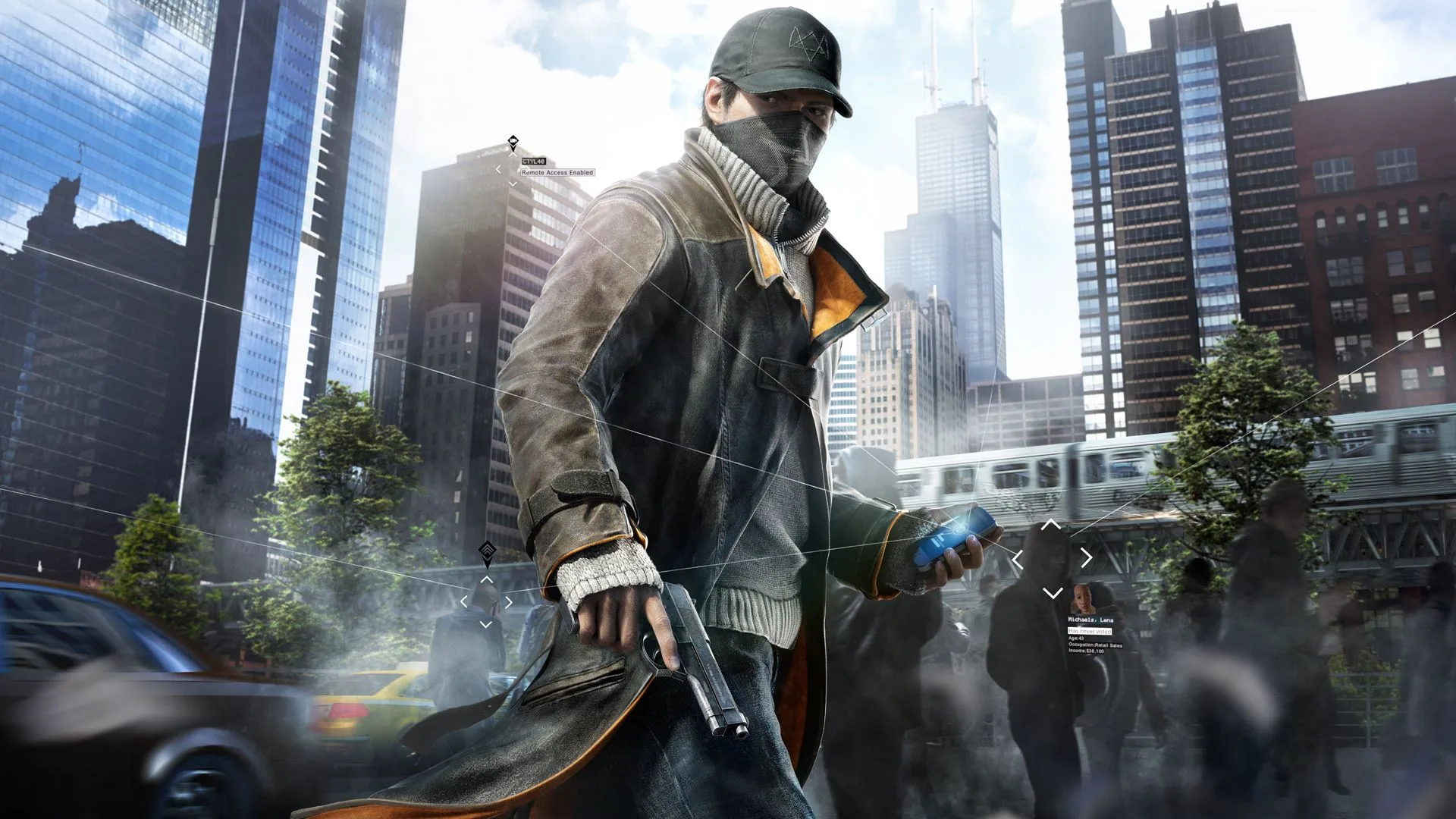 Logotipo y arte promocional de la franquicia Watch Dogs