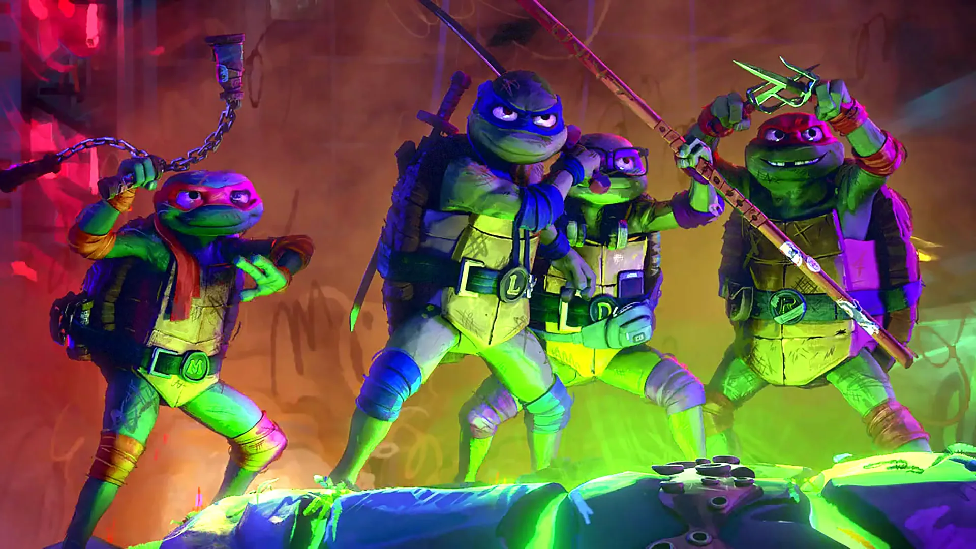 Arte promocional del nuevo juego de las Tortugas Ninja