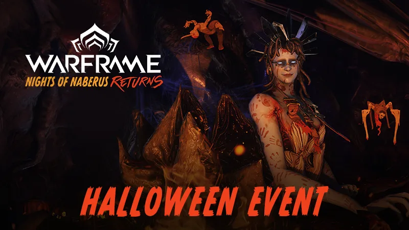 Imagen promocional del evento Nights of Naberus en Warframe
