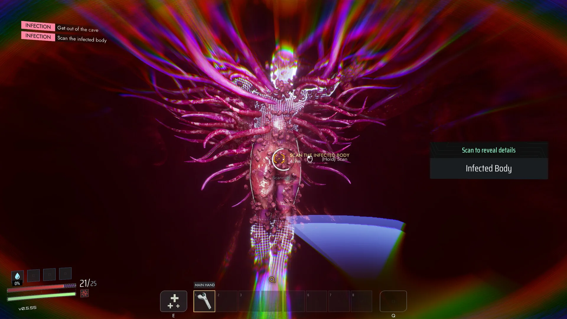Captura de Blind Descent