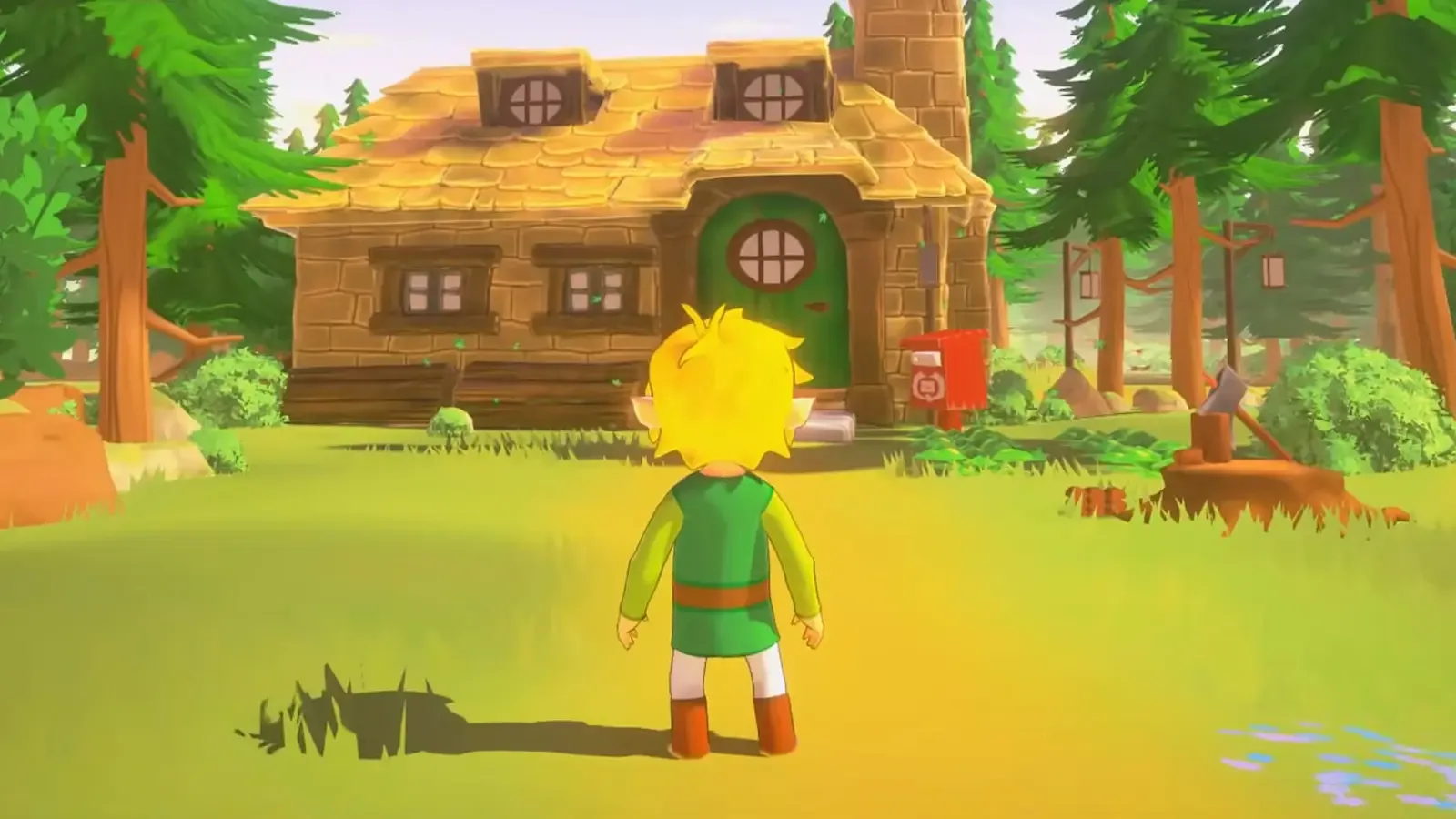 Captura del remake fan en 3D de The Legend of Zelda: The Minish Cap desarrollado por CryZENx.