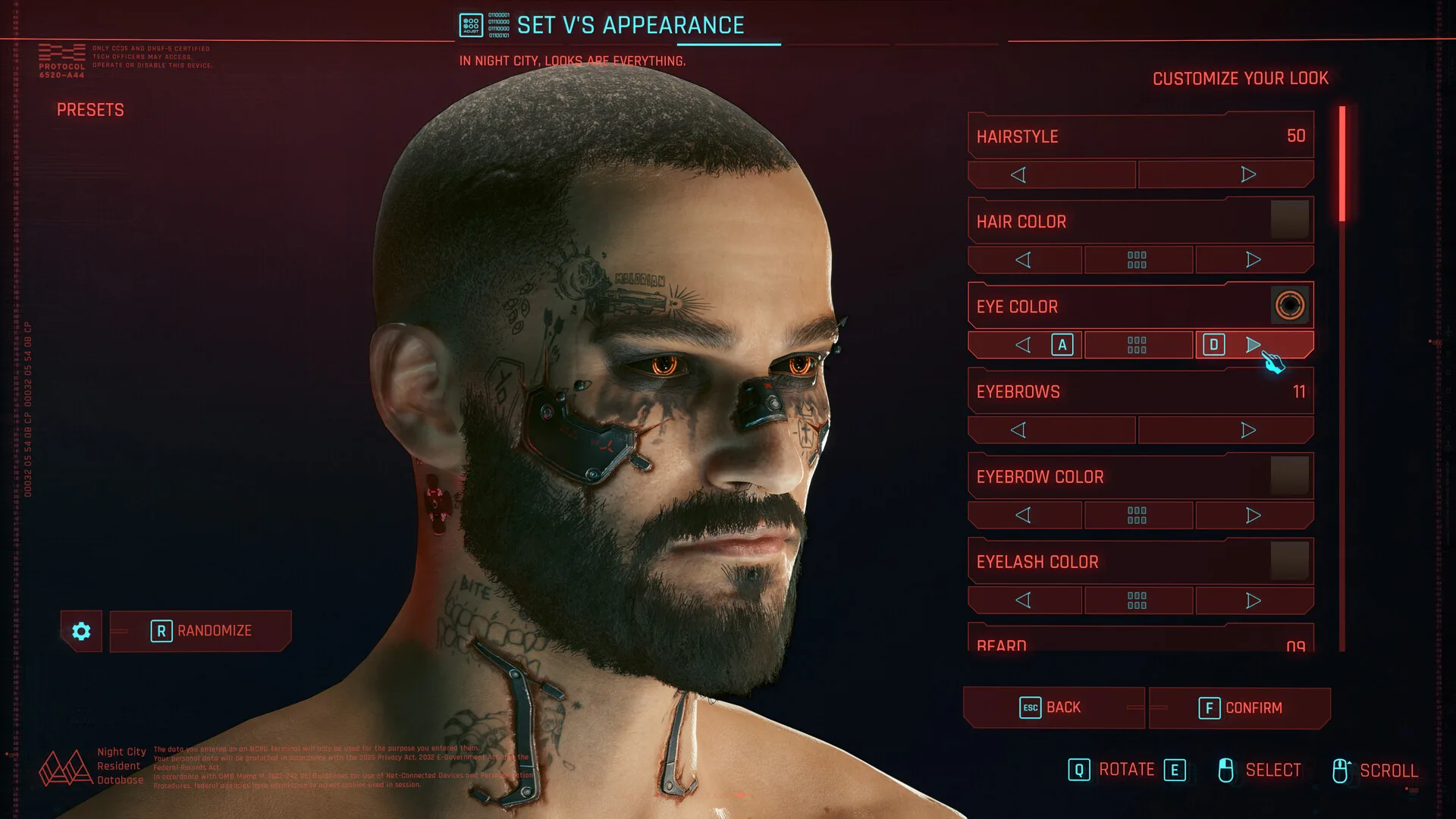 Captura de Cyberpunk 2077