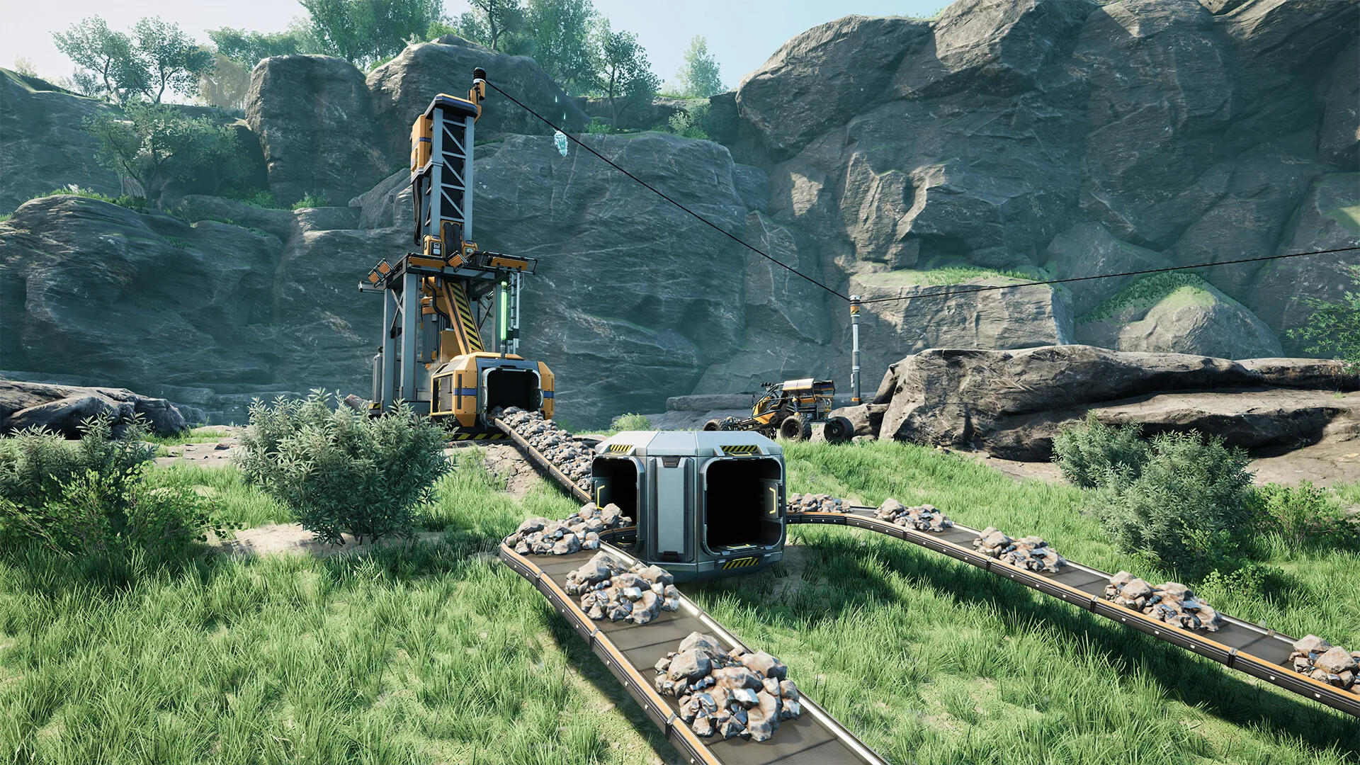 Captura de Satisfactory